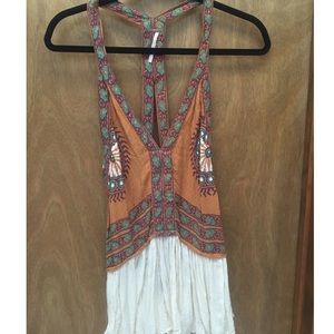 Free people long tank top